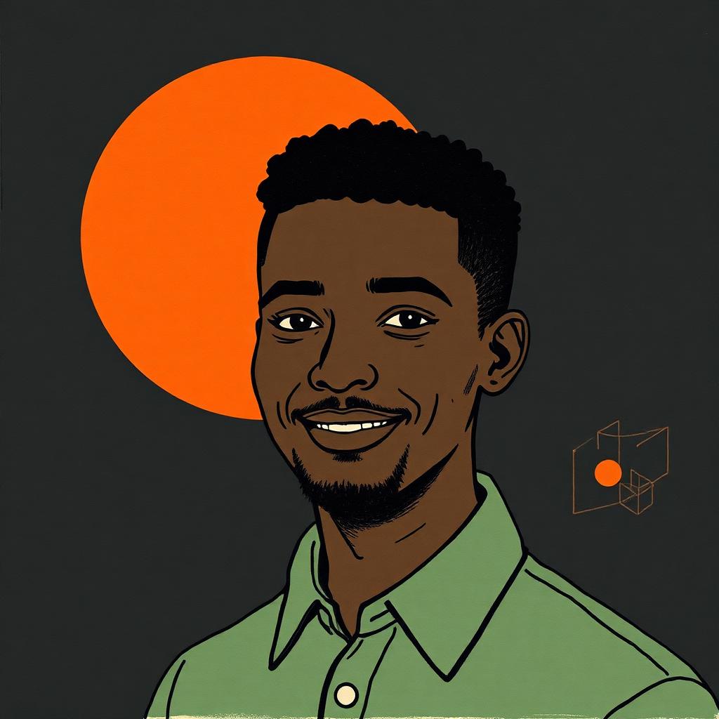Illustrated portrait of a Payroll specialist